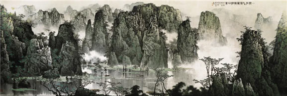 笔墨诗意赋真情 白家山水甲桂林|纪念一代山水画大家白雪石先生诞辰105周年