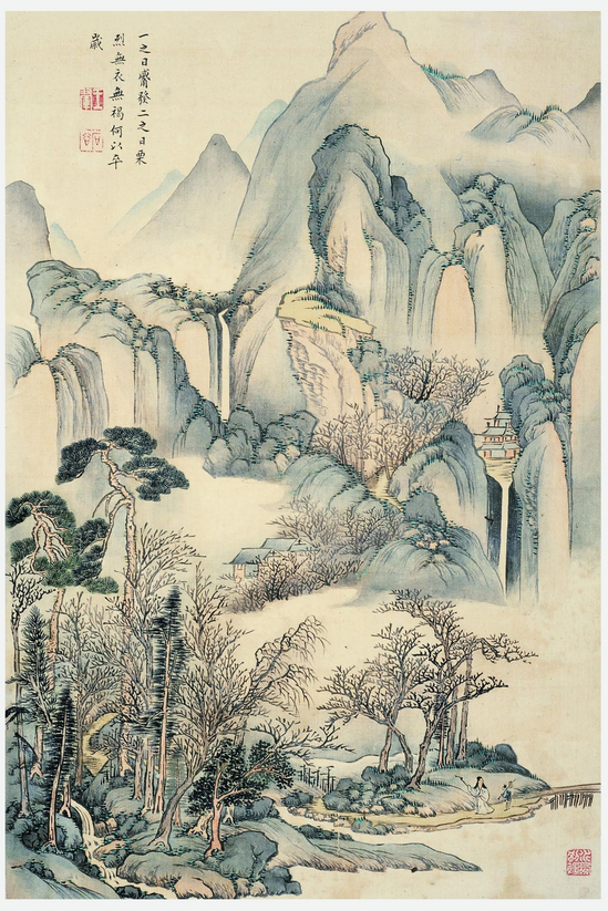 书画名作赏析丨王翚《豳风诗意图册》 生趣盎然