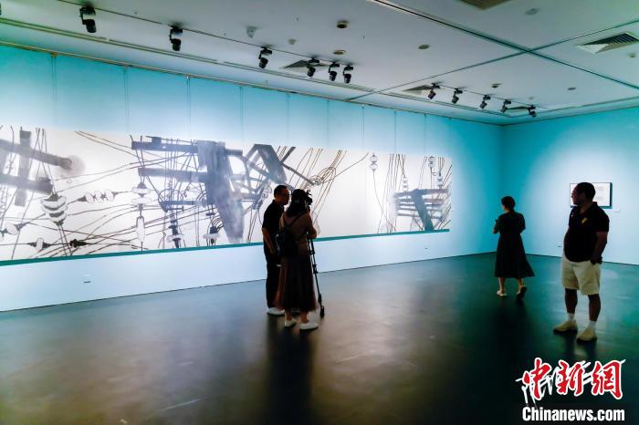 从水墨到新媒体 陈湘波作品展“沧浪之水”亮相北京画院美术馆